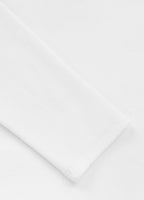 Damen Langarmshirt Rib - Weiß