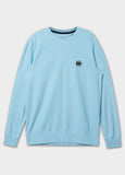 Herren Longsleeve Pique Rockey - Hellblau