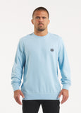 Herren Longsleeve Pique Rockey - Hellblau