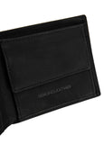 Lin Wood leather wallet