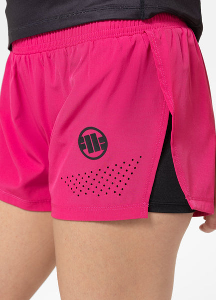 Damen Shorts Performance Pro plus Small Logo - Pink
