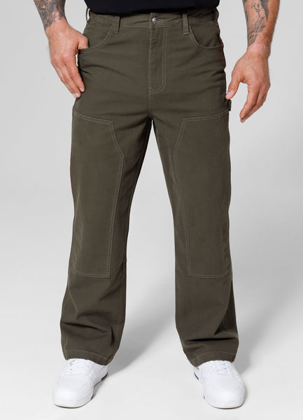 Herren Baggy Hose Dogwood - Olivgrün