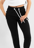 Damen Jogginghose French Terry Judith - Schwarz