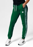 Women's French Terry Jogging Pants JUDITH - Dark Green