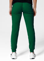 Women's French Terry Jogging Pants JUDITH - Dark Green
