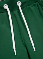 Women's French Terry Jogging Pants JUDITH - Dark Green