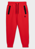 Men's jogging pants DOGWOOD - Fluoro red
