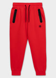 Men's jogging pants DOGWOOD - Fluoro red