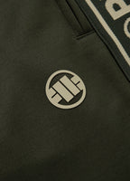 Herren Jogginghose Oldschool Tape Logo - Dunkelgrün