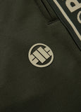Herren Jogginghose Oldschool Tape Logo - Dunkelgrün