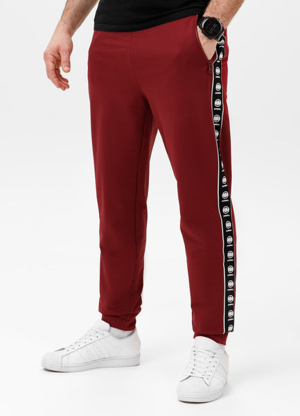 Men's jogging pants TAPE NUGGET - Burgundy