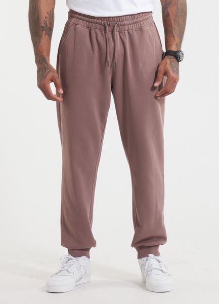 Men's Washed Lancaster II Jogging Pants - Burgundy