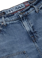 Jeanshose Blue Denim Carpenter