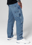 Jeanshose Blue Denim Carpenter