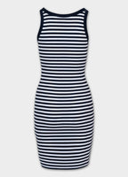 Rib LAYLA II sports dress - dark blue/white