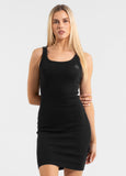 Women's Rib LAYLA Sports Dress - Black