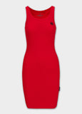 Damen Sportkleid Rib LAYLA - Rot