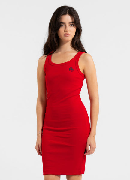 Damen Sportkleid Rib LAYLA - Rot