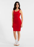 Damen Sportkleid Rib LAYLA - Rot