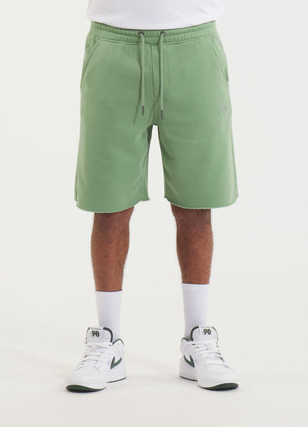 Men's Sweatshorts Washed Lancaster II - Sage Green