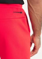Herren Sweatshorts DOGWOOD POCKET - Fluo Rot