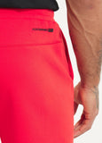 Herren Sweatshorts DOGWOOD POCKET - Fluo Rot