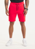 Herren Sweatshorts DOGWOOD POCKET - Fluo Rot