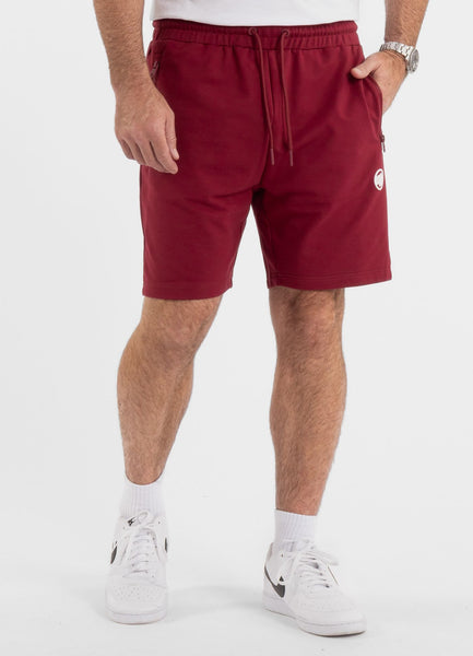 Men's sweat shorts NUGGET - Burgundy