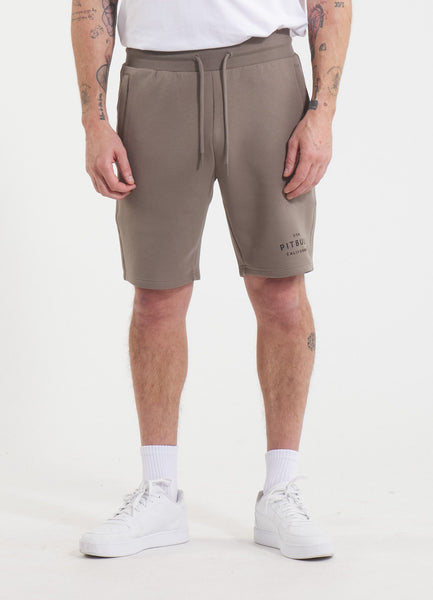 Men's sweat shorts SAMPSON - light brown