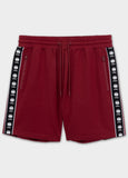 Herren Sweatshorts TAPE NUGGET - Burgunder