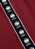 Herren Sweatshorts TAPE NUGGET - Burgunder