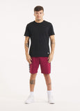Herren Sweatshorts TAPE NUGGET - Burgunder