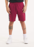 Herren Sweatshorts TAPE NUGGET - Burgunder