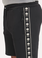 Men's sweat shorts Oldschool POWERS - Black
