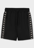 Men's sweat shorts Oldschool POWERS - Black