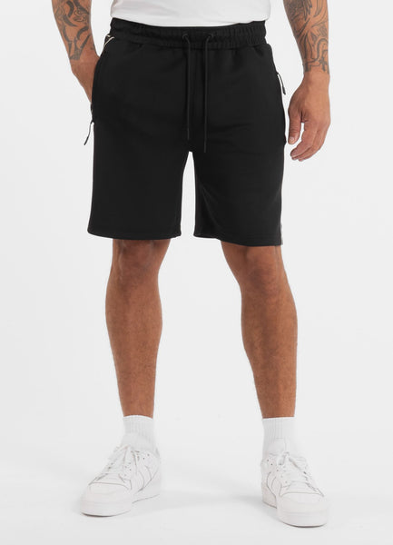 Men's sweat shorts Oldschool POWERS - Black