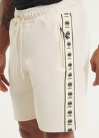 Men's sweatshorts Oldschool POWERS - Offwhite