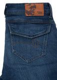 Jeans cargo shorts navy wash long track