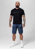 Jeans cargo shorts navy wash long track