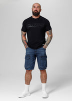 Jeans cargo shorts navy wash long track