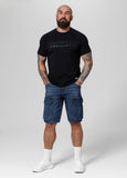 Jeans cargo shorts navy wash long track