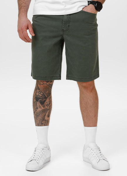 Men's Chino Shorts GRAVES - Olive Green