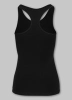 Damen Tanktop Slim Fit PUPPY - Schwarz