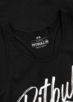 Damen Tanktop Slim Fit PUPPY - Schwarz
