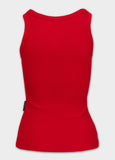 Damen Tanktop Rib LAYLA - Rot