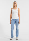Women's Rib Tank Top LAYLA - White