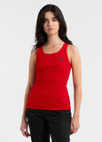 Women's Rib Tank Top LAYLA - Red