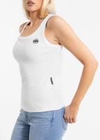 Damen Tanktop Rib LAYLA - Weiß