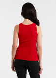 Women's Rib Tank Top LAYLA - Red