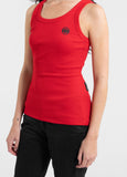 Women's Rib Tank Top LAYLA - Red